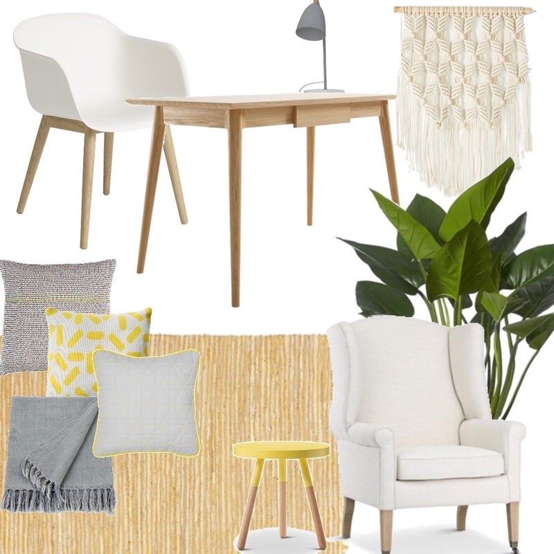 Sunny Workspace Mood Board by Lush Interior Design  on Style Sourcebook