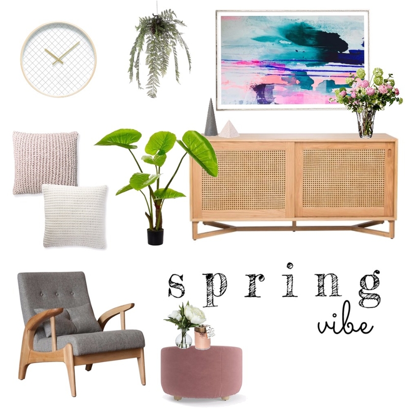 Spring Vibe Mood Board by Rebecca Kurka on Style Sourcebook