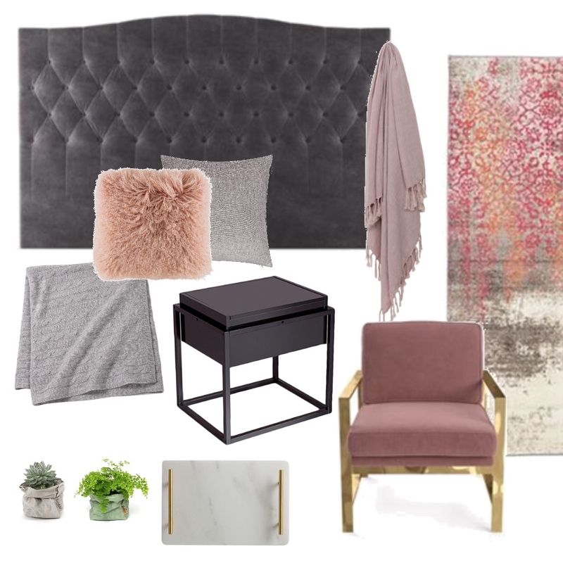 Blush Bedroom Mood Board by mlavelle on Style Sourcebook