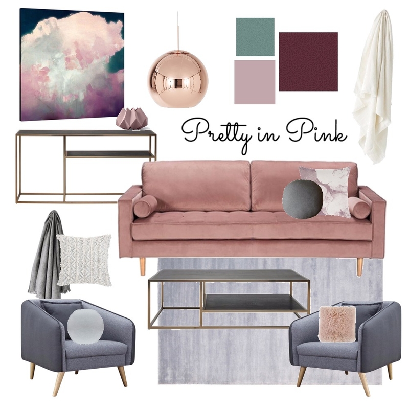 Pink Luxe Mood Board by My Kind Of Bliss on Style Sourcebook