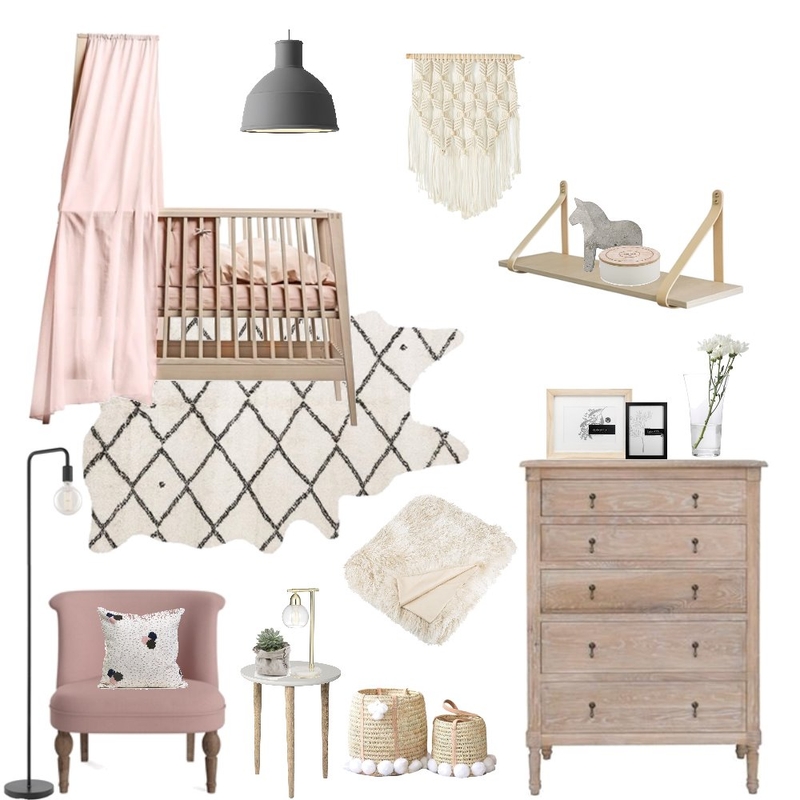 Blush Baby Mood Board by Bloom Styling Co on Style Sourcebook