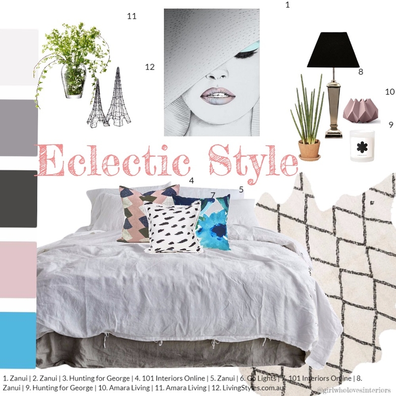 Eclectic Abode Mood Board by girlwholovesinteriors on Style Sourcebook