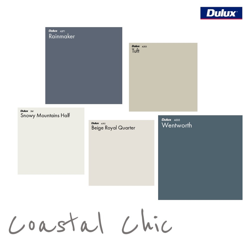 Dulux Coastal Chic Colour Palette Mood Board by Dulux Australia on Style Sourcebook