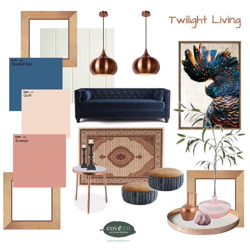 Twilight Living Mood Board by Coveco Interior Design on Style Sourcebook
