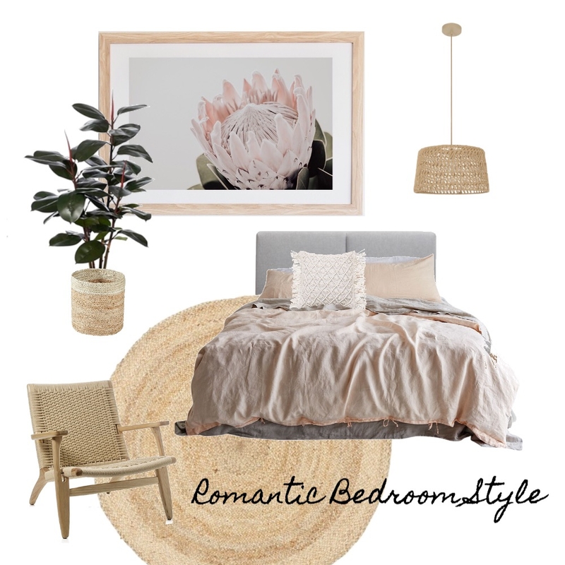 Romantic Bedroom Style Mood Board by dearlittlehome on Style Sourcebook