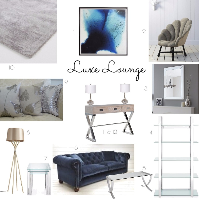 Luxe Lounge Mood Board by NatashaLade on Style Sourcebook