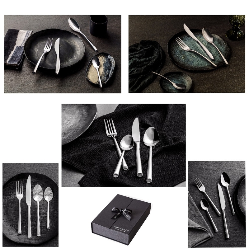 Stylised Forged Cutlery Mood Board by 3155barn on Style Sourcebook