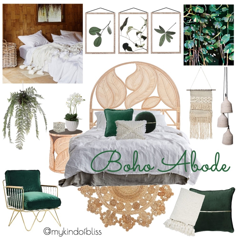 Boho Abode Mood Board by My Kind Of Bliss on Style Sourcebook