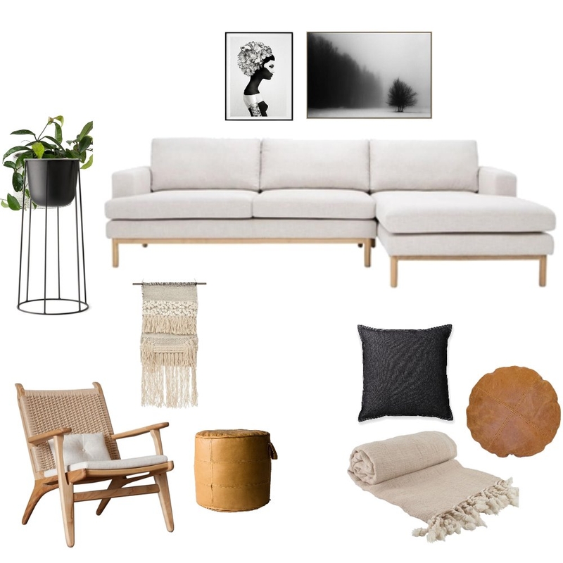 Natural x Charcoal Mood Board by OurLittleHome on Style Sourcebook