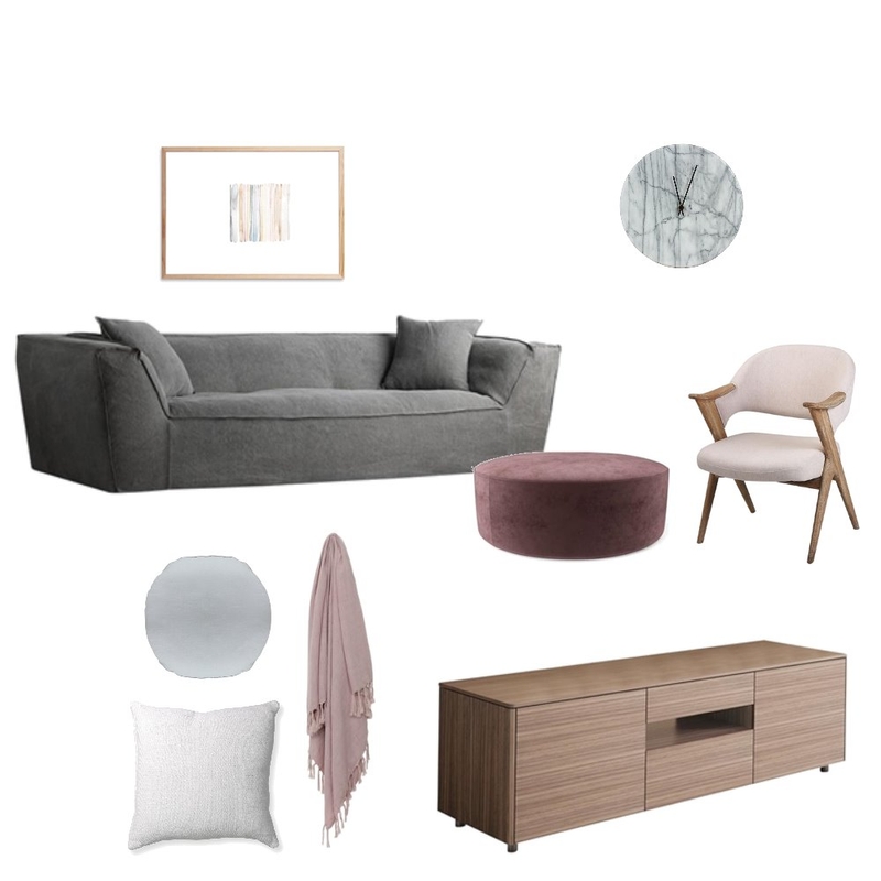 Blush x Grey x Timber Mood Board by OurLittleHome on Style Sourcebook