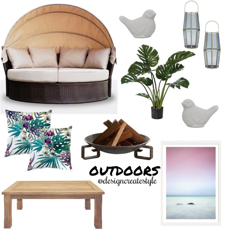 Outdoor Summer Mood Board by designcreatestyle on Style Sourcebook