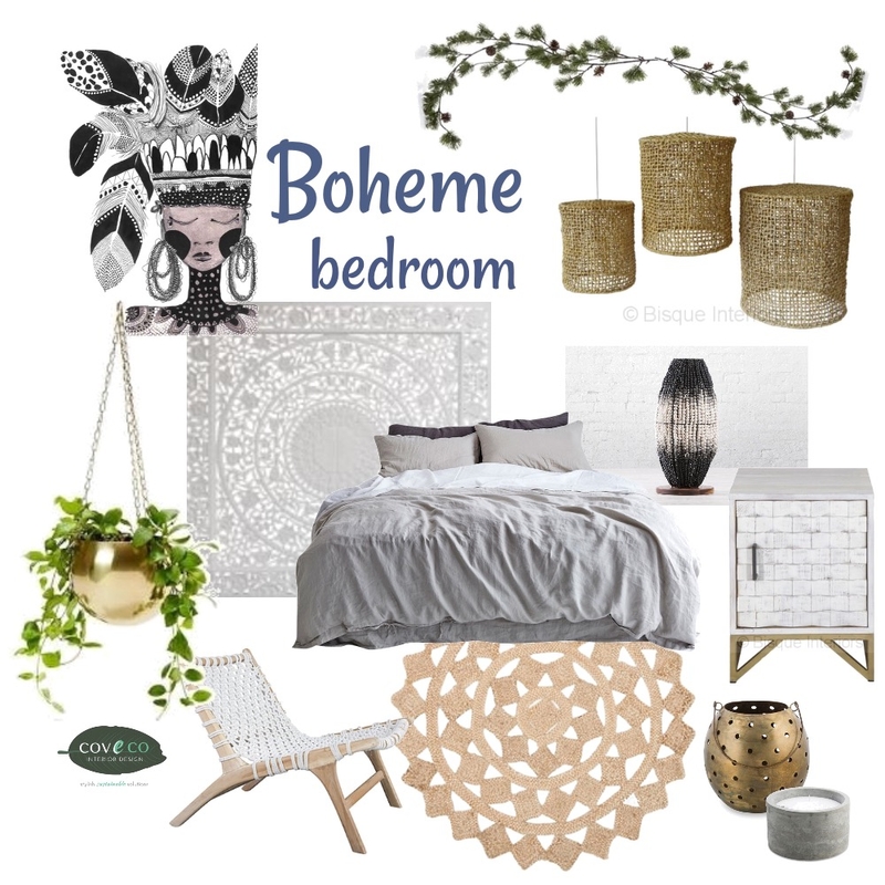 Boheme bedroom Mood Board by Coveco Interior Design on Style Sourcebook