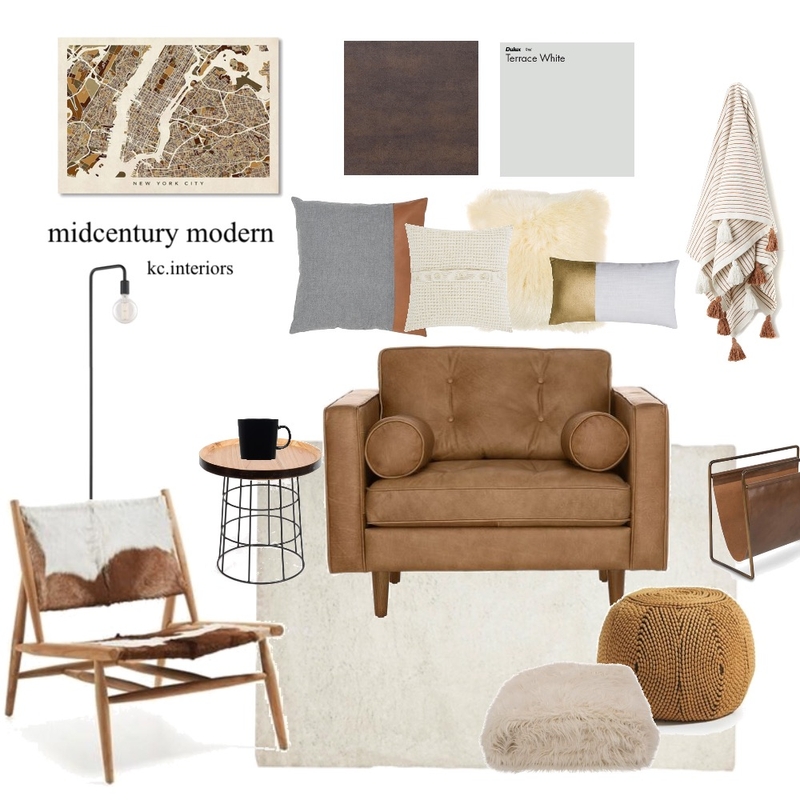 Mid century modern Mood Board by kcinteriors on Style Sourcebook