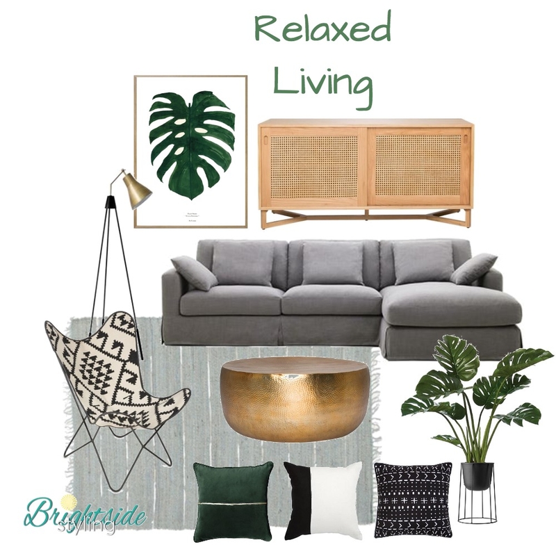 Living Room Mood Board by brightsidestyling on Style Sourcebook