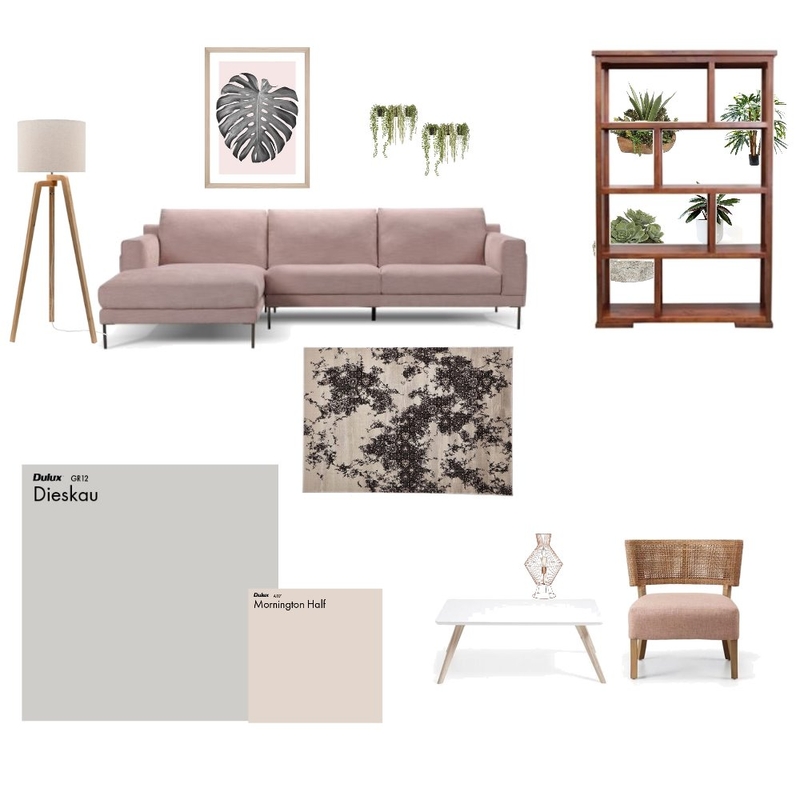 Dulux Living Room Pinks Mood Board by Dulux Colour Design Service on Style Sourcebook