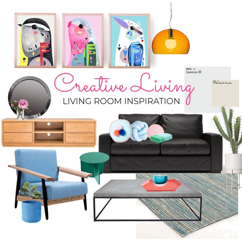 Creative Living Mood Board by karenbakercreative on Style Sourcebook