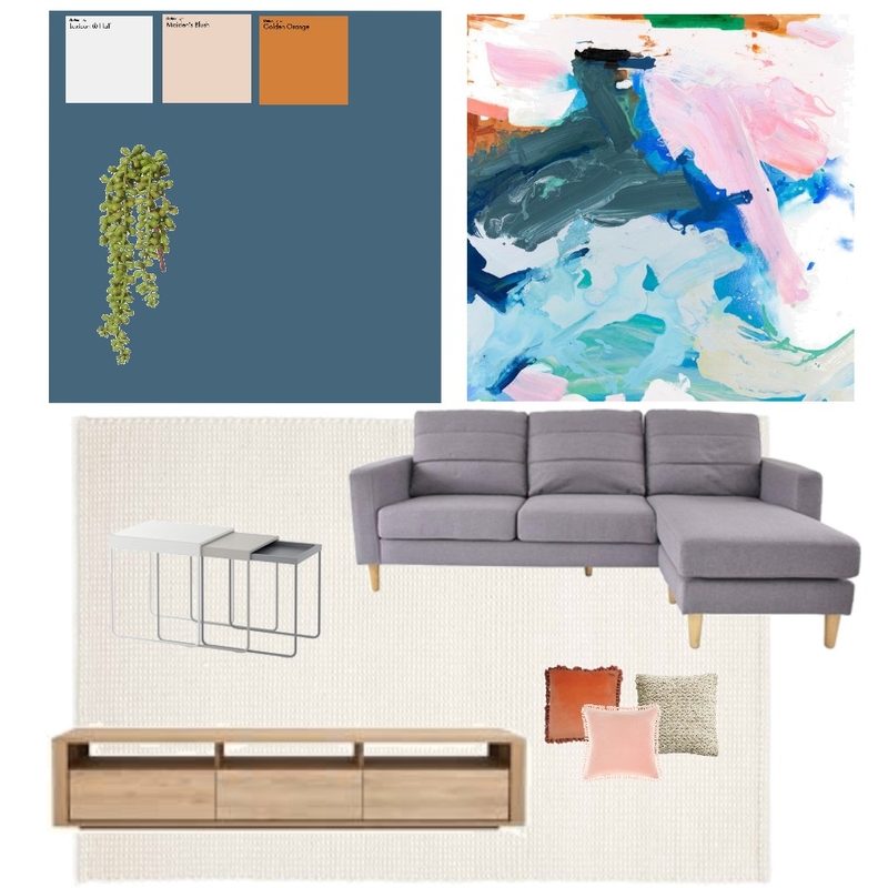 Final living Mood Board by Melissa Philip Interiors on Style Sourcebook