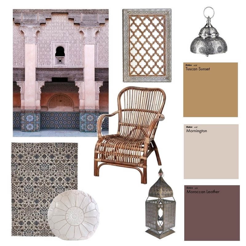 Morocco inspired Mood Board by Thediydecorator on Style Sourcebook