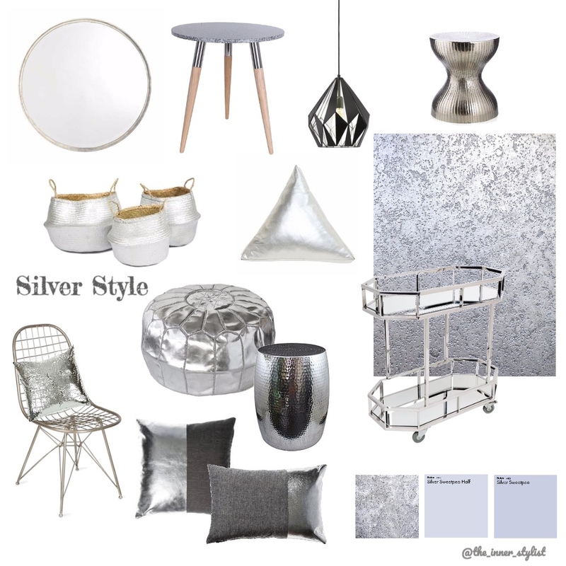 Silver Style Mood Board by Plant some Style on Style Sourcebook