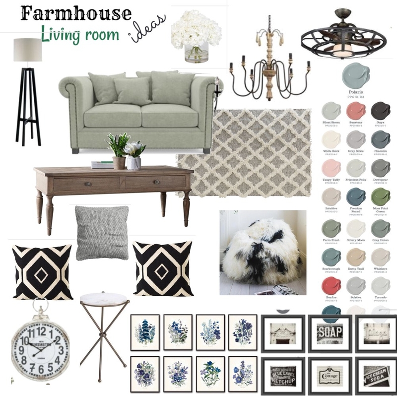 farmhouse style Mood Board by vania on Style Sourcebook