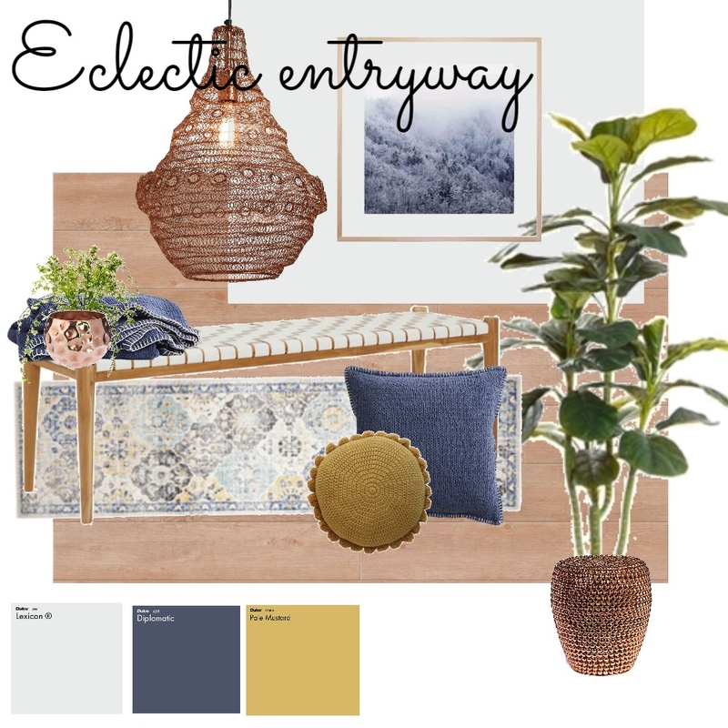 Eclectic entry Mood Board by mrs_wallwood on Style Sourcebook