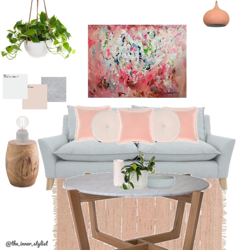 Blush Living Mood Board by Plant some Style on Style Sourcebook