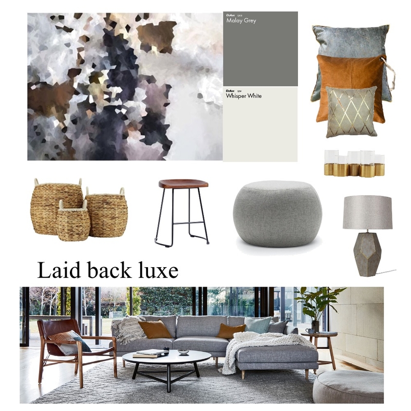 Laid-back luxe Mood Board by Inspace Design on Style Sourcebook