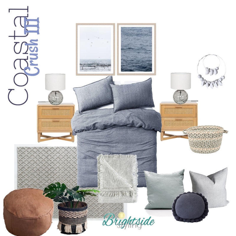 Coastal Crush - High End Budget Mood Board by brightsidestyling on Style Sourcebook