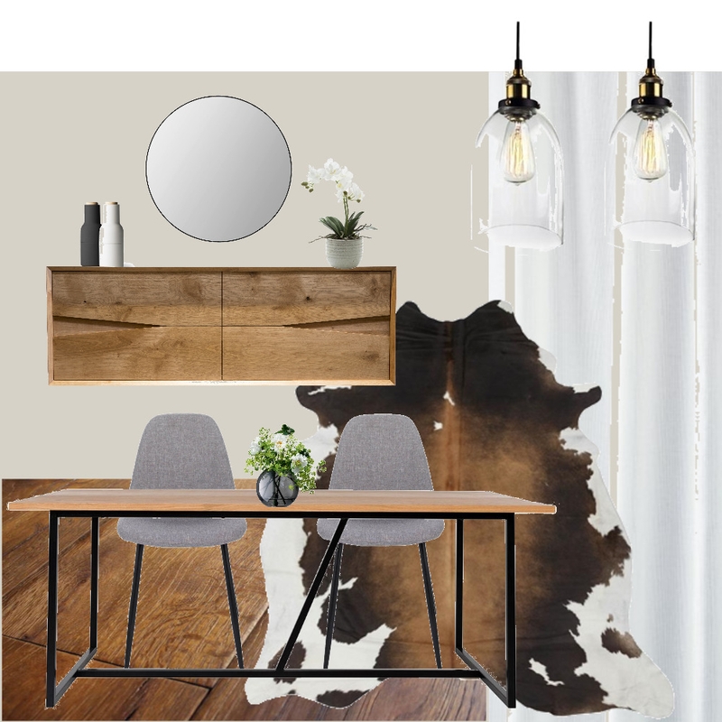 Achromatic Dining Room Mood Board by ddumeah on Style Sourcebook