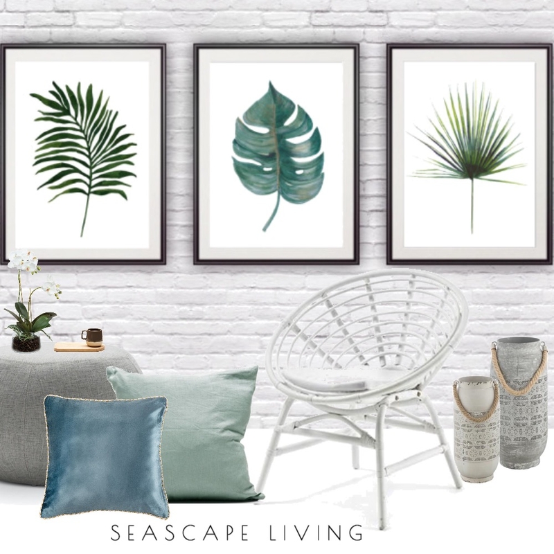 Tropical Escape Mood Board by Seascape Living on Style Sourcebook