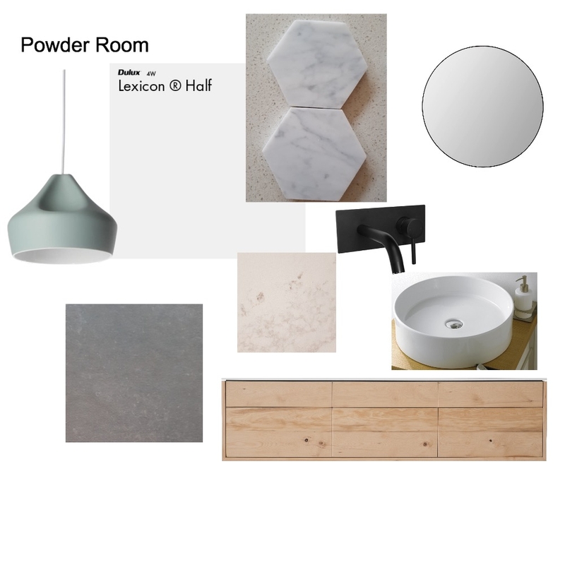 Powder Room Mood Board by mariega on Style Sourcebook