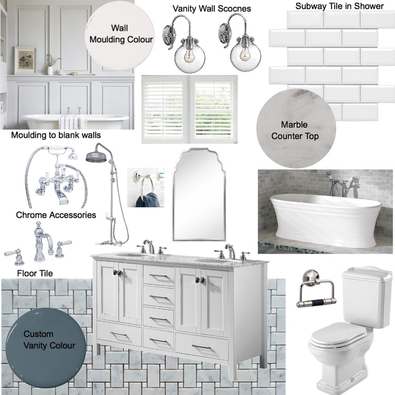 Hamptons Bathroom Mood Board by ThirteenOhTwo on Style Sourcebook