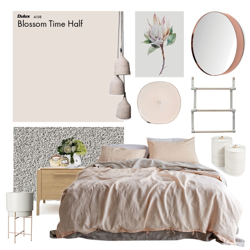 Muted pink Mood Board by Thediydecorator on Style Sourcebook