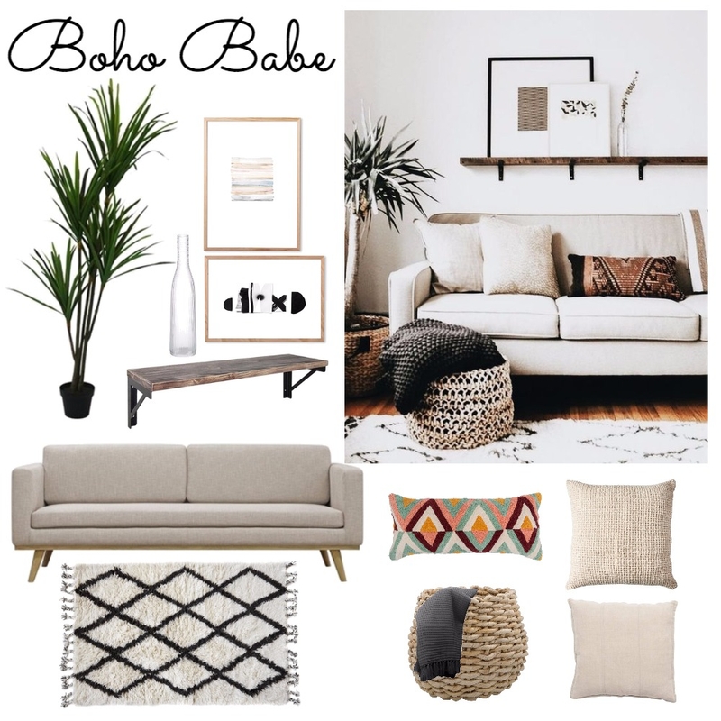 Boho Babe Mood Board by ChampagneAndCoconuts on Style Sourcebook