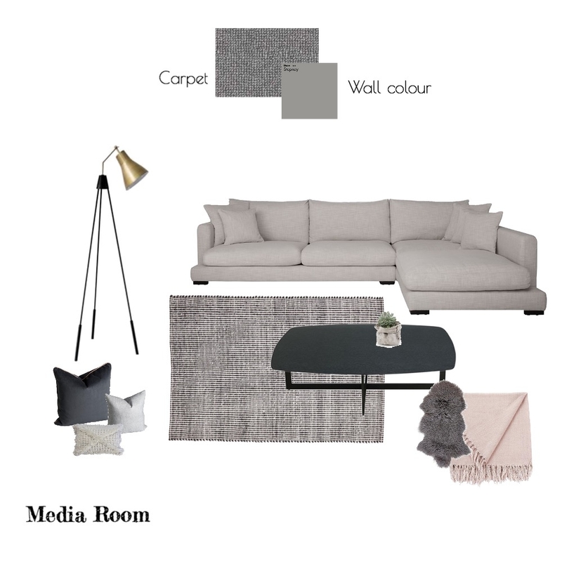 Media Room Mood Board by JessieCole23 on Style Sourcebook