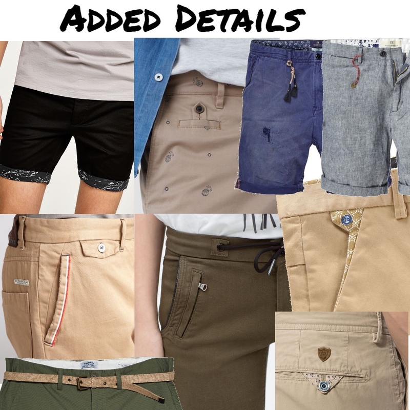 Twill Shorts | Added Details Mood Board by snoobabsy on Style Sourcebook