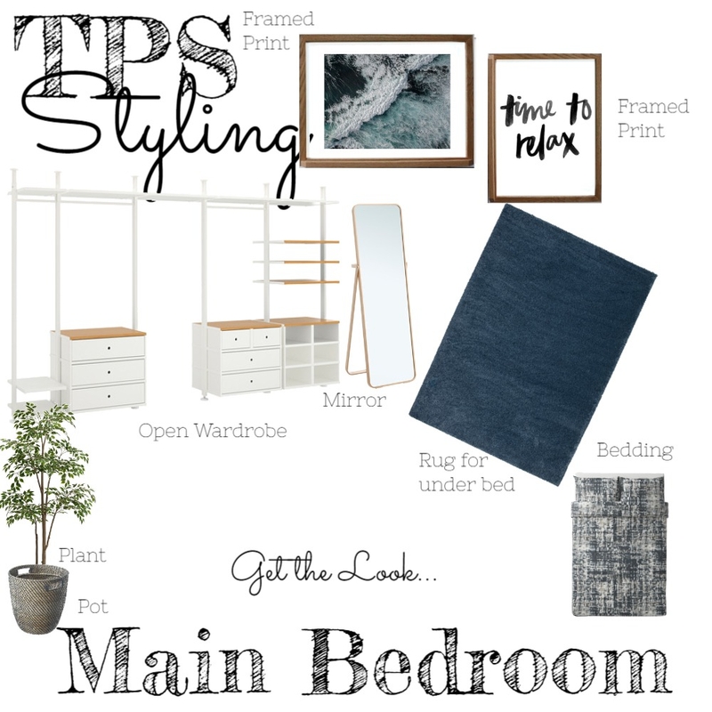 Client Three Proposal Four Main Bedroom Mood Board by thepropertystyler on Style Sourcebook