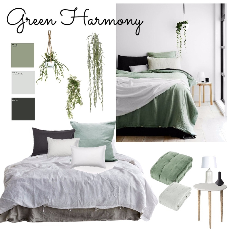 Green Harmony Mood Board by ChampagneAndCoconuts on Style Sourcebook