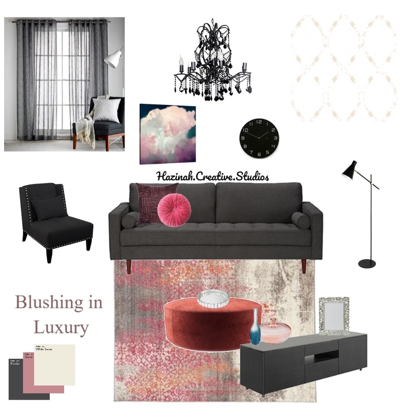 Blush Living Mood Board by Gugz on Style Sourcebook