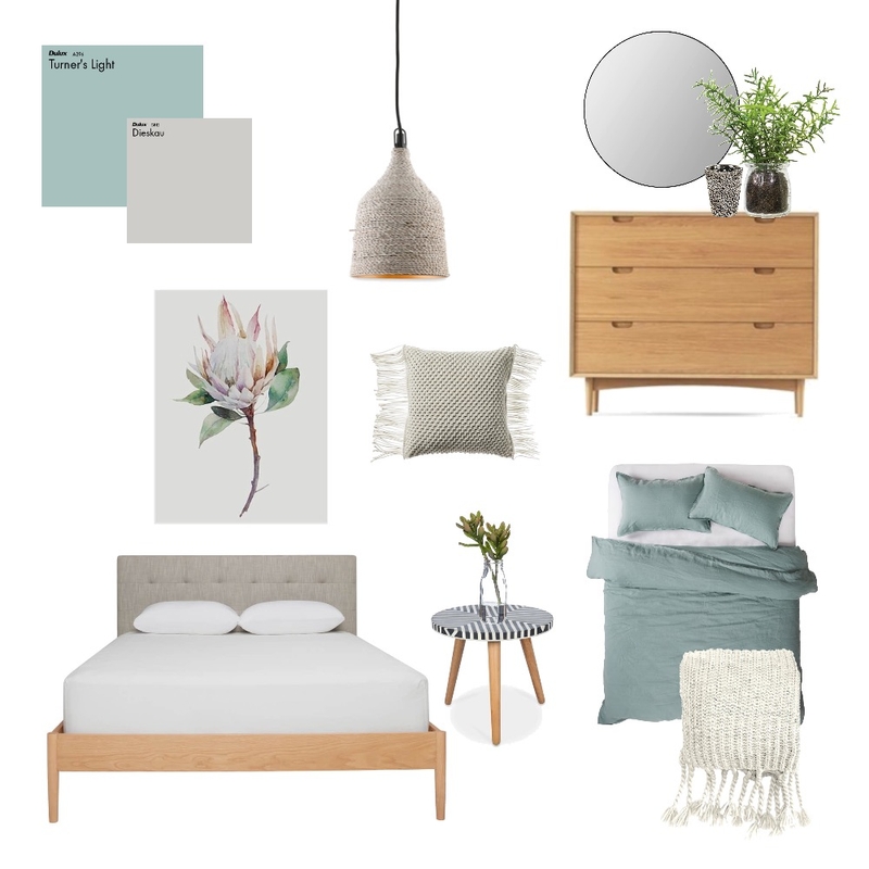 Bedroom Mood Board by Two Wildflowers on Style Sourcebook