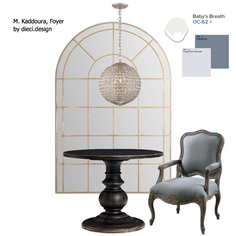 Kaddoura, M Foyer Transitional Mood Board by dieci.design on Style Sourcebook