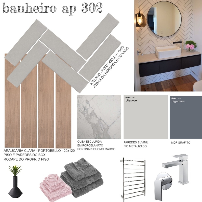 BANHEIRO AP302 Mood Board by marcelarossi on Style Sourcebook