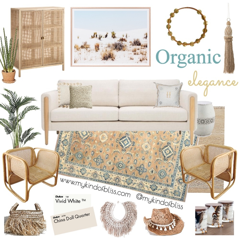 Organic Elegance Mood Board by My Kind Of Bliss on Style Sourcebook