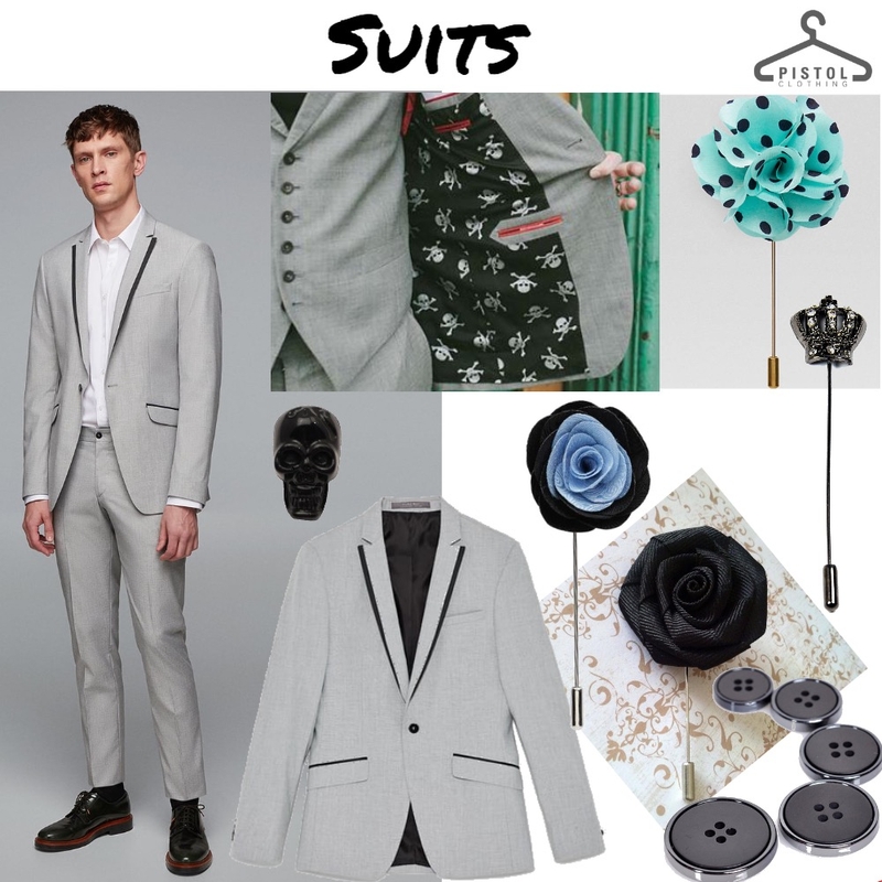 Suits || Grey Skull Mood Board by snoobabsy on Style Sourcebook
