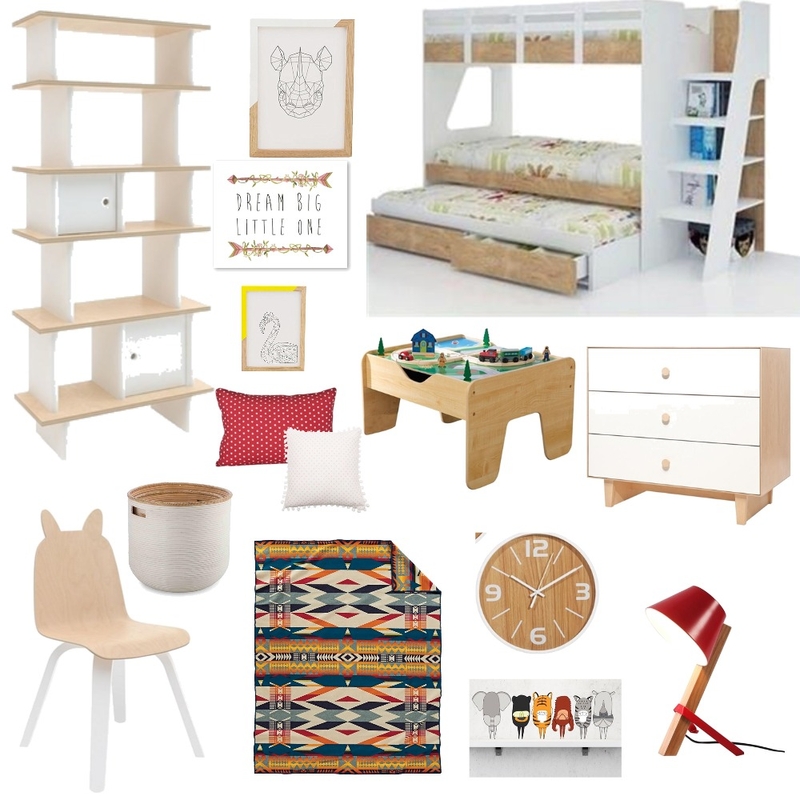 white and wood kids room Mood Board by Ayesha on Style Sourcebook