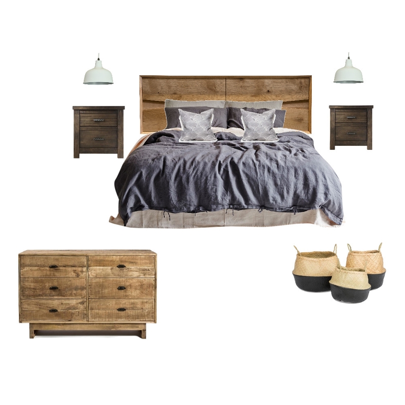Rustic Bedroom Mood Board by The Home Collective on Style Sourcebook