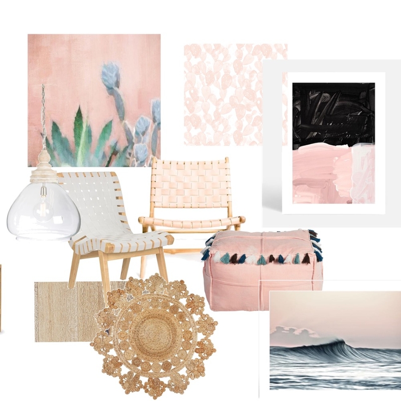 Draft Pink Palm Springs Mood Board by White With One Interior Design on Style Sourcebook