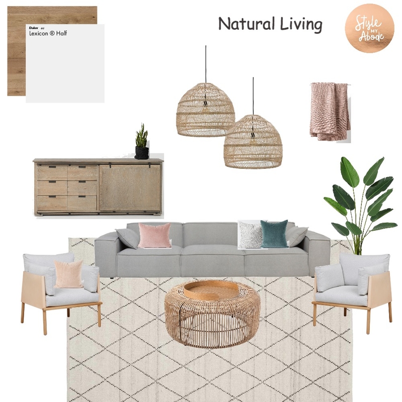 Natural Living Mood Board by Style My Abode Ltd on Style Sourcebook