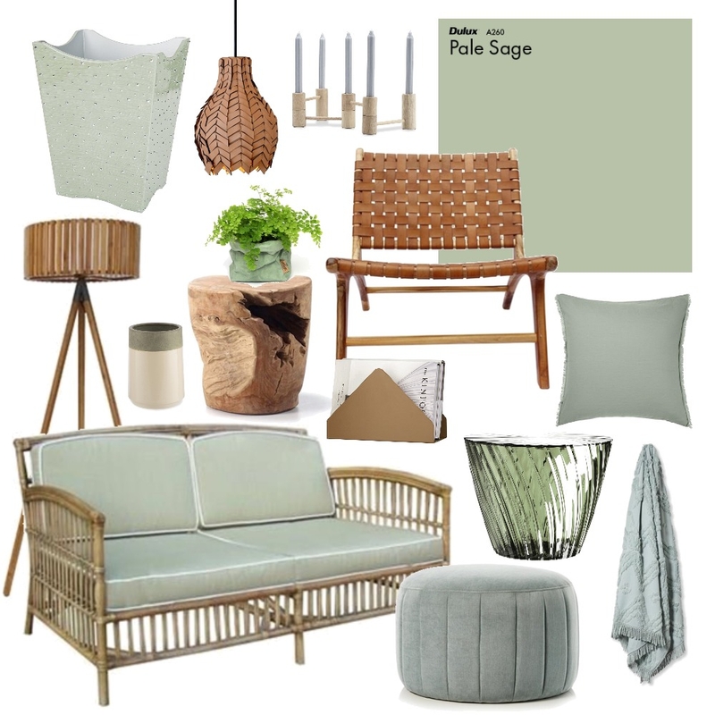 Sage Mood Board by Thediydecorator on Style Sourcebook