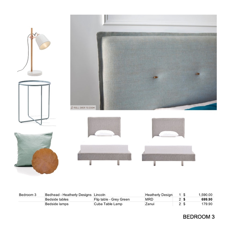 Guest Bedroom 2 - Mckenna Mood Board by elliebrown11 on Style Sourcebook